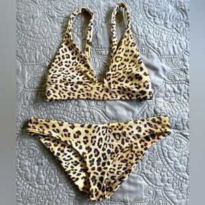 Boys + Arrows Leopard Print Bikini